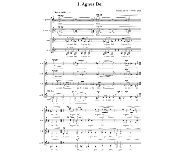 Chorbuch IIIa: Cantica nova. Zeitgenössische Chormusik für den Gottesdienst - für Oberstimmenchor – Bild 3